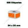 Rollo de Etiquetas 11352 Naranja