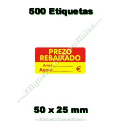 Rollo 500 Etiquetas "Prezo...
