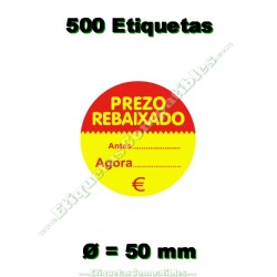 Rollo 500 Etiquetas "Prezo...