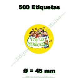 Rollo 500 Etiquetas "Te lo...