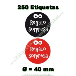 Rollo 250 Etiquetas "Regalo...