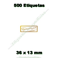 Rollo 500 Etiquetas "Espero que te guste" Pluma S