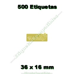 Rollo 500 Etiquetas "Felicidades" Paquete S