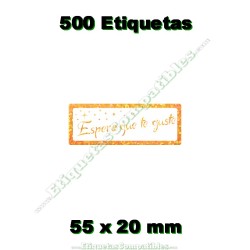 Rollo 500 Etiquetas "Espero...