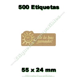 Rollo 500 Etiquetas "Te lo...