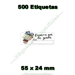 Rollo 500 Etiquetas "Espero...