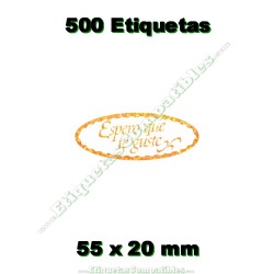 Rollo 500 Etiquetas "Espero...