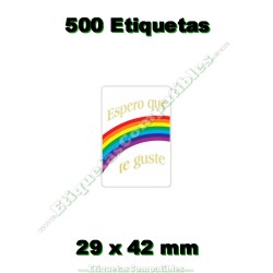 Rollo 500 Etiquetas "Espero...