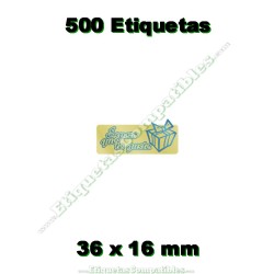 Rollo 500 Etiquetas "Espero...