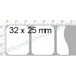 Rollo de Etiquetas 32 x 25 mm