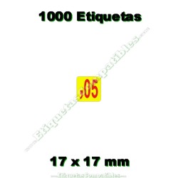 Rollo 1000 Etiquetas "05...