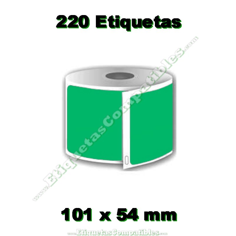 Rollo de Etiquetas 99014 Verde Oscuro