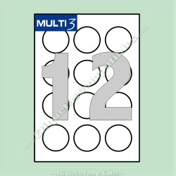 100 Hojas A4 Multi3 con 12...