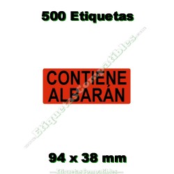 Rollo 500 Etiquetas "Contiene albarán"