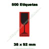 Rollo 500 Etiquetas "Frágil" Copa