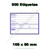 Rollo 500 Etiquetas "Direcciones"