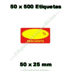 100 Hojas A4 con 16 Etiquetas de 105 x 37 mm
